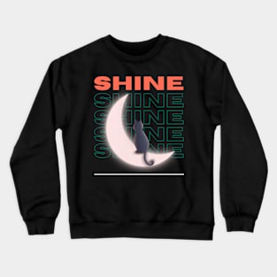 Moonshine Cat Crewneck Sweatshirt